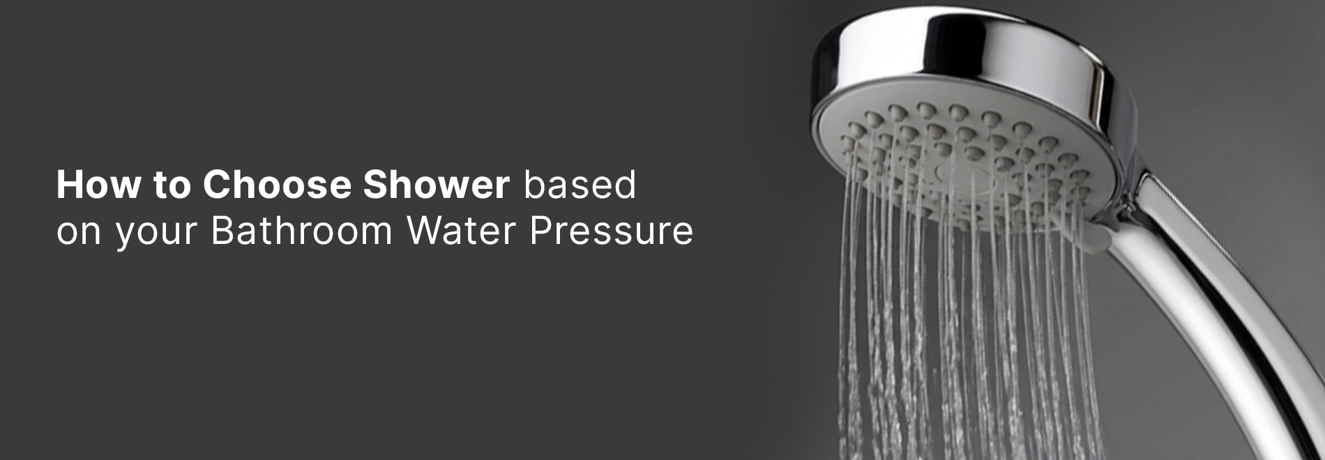 How to Choose a Shower Based on Your Bathroom Water Pressure